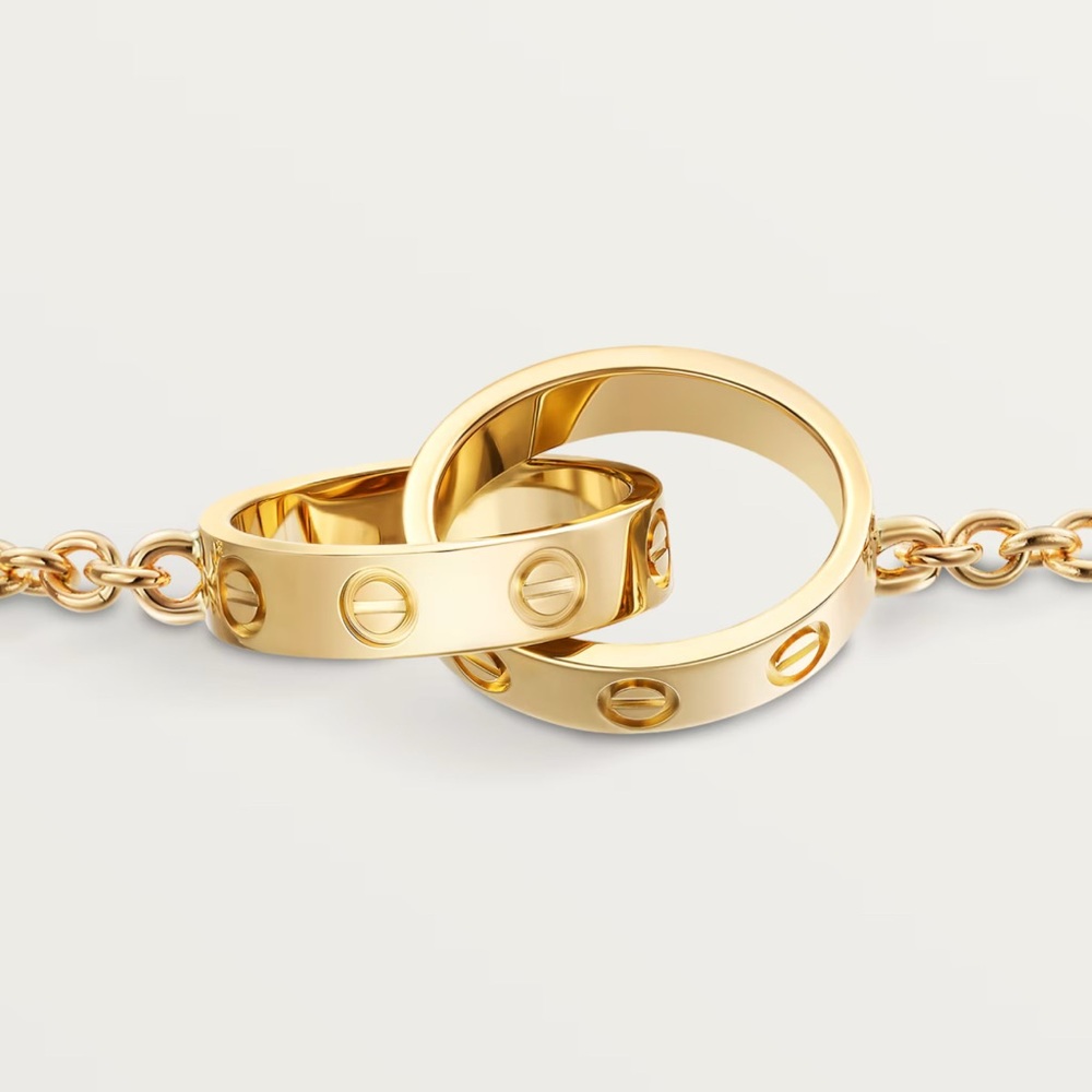Authentic✨CARTIER LOVE BRACELET ON CHAIN - 18K Yellow Gold